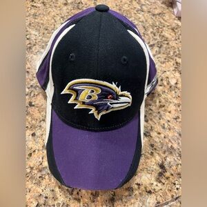 Purple and Black Ravens Cap